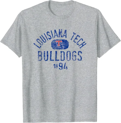 Vista 9 de Louisiana Tech Bulldogs Vintage 1894 - Camiseta con licencia