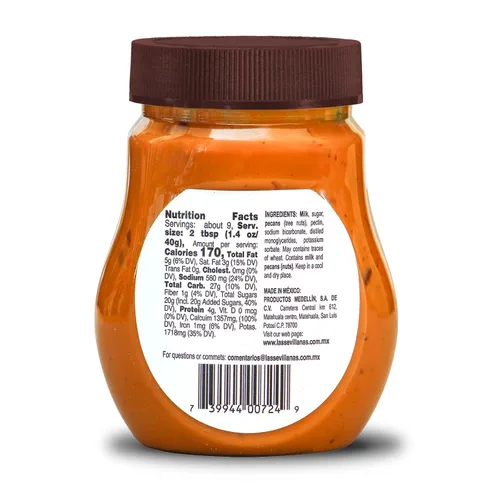 Vista 2 de Gloria Dulce de Leche Dulce de Leche con nueces – Arequipe, salsa