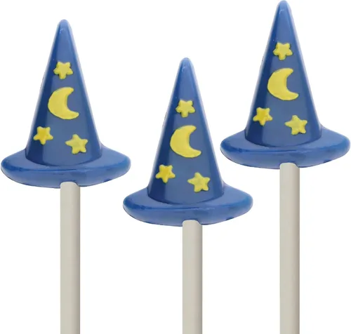 Vista 2 de Cybrtrayd H114 - Molde de caramelo de chocolate para Halloween, sombrero de bruja