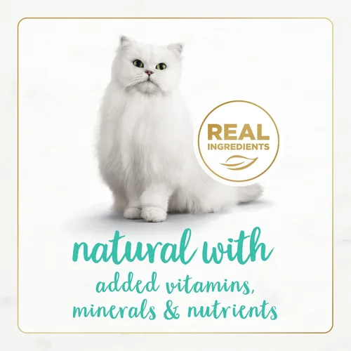Vista 3 de Purina Fancy Feast Gourmet Naturals - Alimento húmedo en paté para gatos, sin cereales, receta de pescado blanco de mar (paquete de 12 unidades)