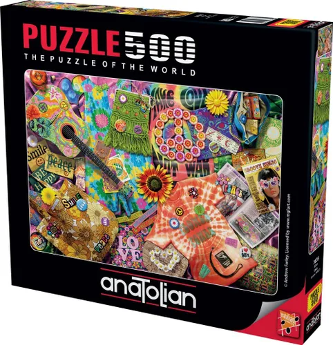 Vista 2 de Anatolian Puzzle - Rompecabezas de 500 piezas de los años 60, #3635