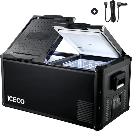 Vista 11 de ICECO VL 60 PRO - Refrigerador portátil de 63 cuartos de galón con compresor SECOP, congelador de 12 voltios para automóvil, hogar, campamento, RV