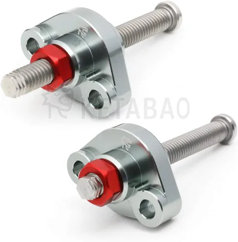Vista 3 de KETABAO CCT Tensor de cadena manual ajustable compatible con CB600 F Hornet CB600F 2004-2006 2005 (Titanio)