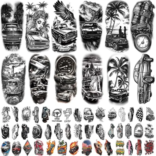 Vista 8 de 28 tatuajes faciales de pecas del 4 de julio, con purpurina, rojo, blanco, azul, bandera de Estados Unidos, estrellas, tatuajes patrióticos