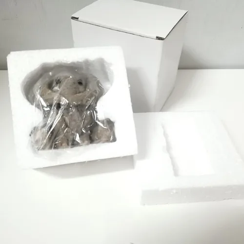 Vista 6 de 3 estatuas de elefante bebé de resina, adornos de elefantes para decoración del hogar, sala de estar, oficina, ver no mal, escucha no mal, no hablar