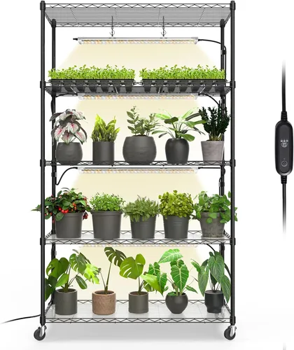 Vista 10 de Bstrip - Invernadero interior con cubierta Oxford Grow Light Blanco cálido