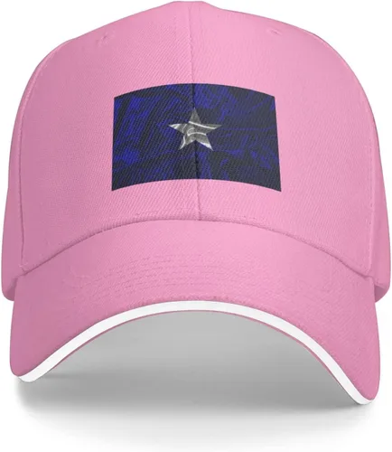 Vista 2 de Silk Style Bonnie Blue Flag Baseball Cap for Men Women Adjustable Funny Dad Hat