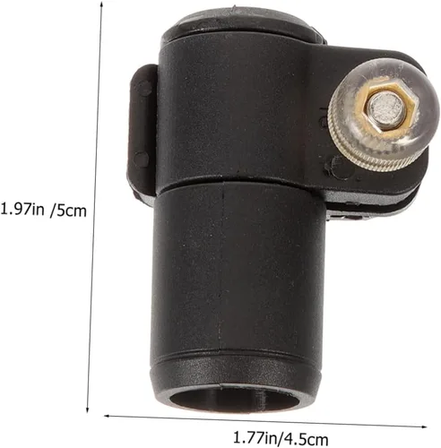 Vista 2 de BESPORTBLE Trekking Pole External Lock Clip Easy Installation Fastener for Walking Sticks Climbing Poles Compatible with Various Brands Non Slip