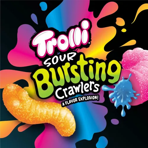 Vista 6 de Trolli Sour Bursting Crawlers - Caramelos de gomitas ácidas, 4.25 onzas (Paquete de 12)