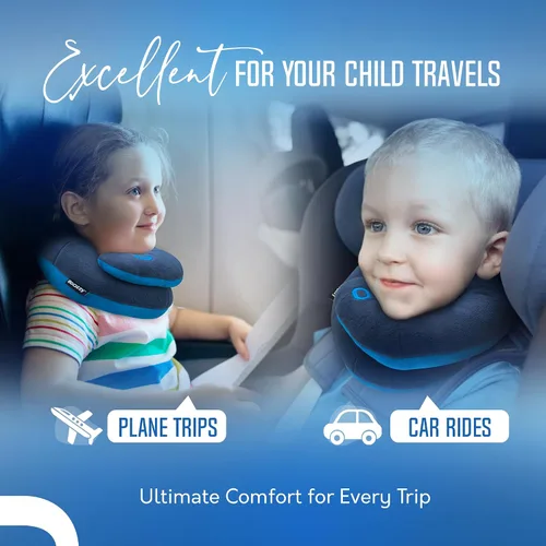 Vista 4 de Almohada de viaje BCOZZY Kids & Junior