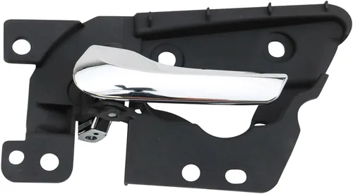 Vista 94 de TRQ Manija de puerta interior delantera izquierda cromada y negra para el lado del conductor compatible con Ford F-150 2012-2014