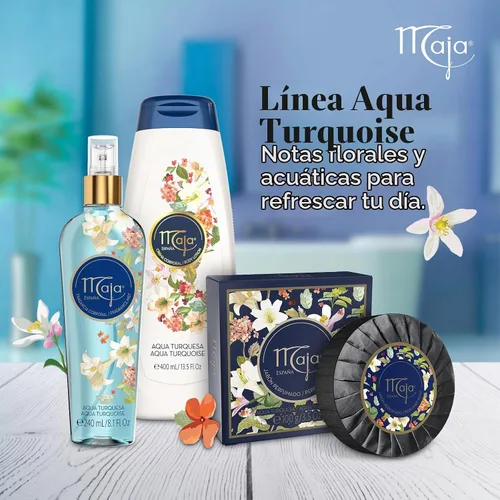 Vista 5 de Maja Agua Turquesa Body Splash 240mL /8.1 Oz. Frescura y sensualidad.