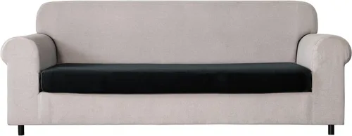 Vista 12 de Fundas de cojín de terciopelo para sofá, fundas de cojín individuales elásticas, antideslizantes, protector de muebles lavable, fundas de cojín
