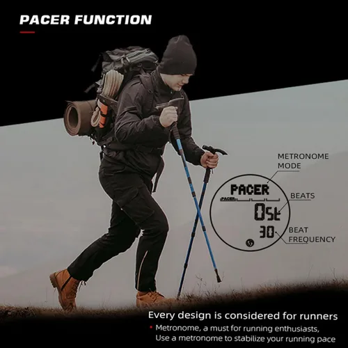 Vista 7 de CakCity Relojes tácticos para hombre, relojes deportivos militares con caja de fibra de carbono, reloj ligero impermeable para mujereshombres