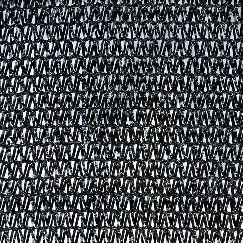 Vista 2 de Agfabric 40% protector solar con ojales para jardín y patio, 6 x 20 pies, color negro