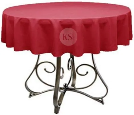 Vista 25 de Mantel redondo de poliéster de 72 pulgadas, disponible en más de 45 colores, ideal para restaurantes y superposiciones versátiles de eventos, elige
