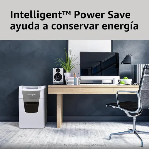 Vista 5 de Kensington Trituradora OfficeAssist de 150 hojas con alimentación automática de microcorte antiatascos de papel y tarjeta de crédito para oficina