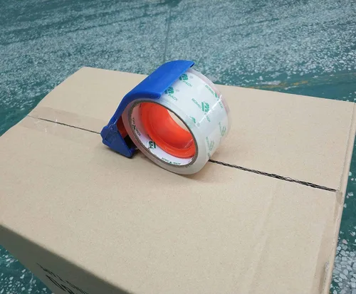 Vista 2 de BOMEI PACK Cinta de embalaje transparente, rollos de repuesto de cinta de embalaje, 6 rollos de 2 mil x 1.88 pulgadas, 60 yardas para sellar, mudar