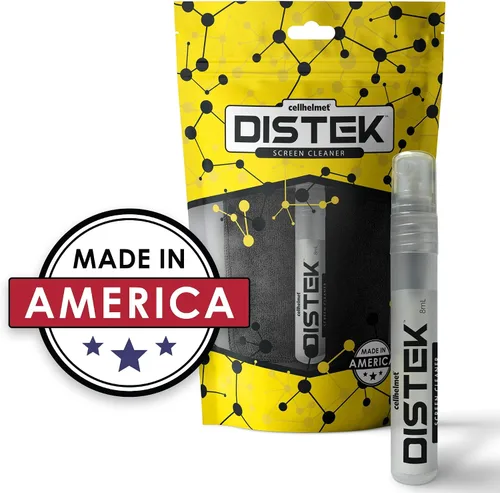 Vista 4 de cellhelmet DISTEK - Kit limpiador de pantalla y teléfono universal para iPhone, galaxia, iPad, lentes, óptica, LCD, TV (8 mL)