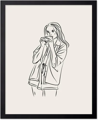 Vista 15 de Poster Master Swan Floaty Poster - Retro Woman Print - Pool Art - Swimming Illustration - Line Sketch - Abstract Design - Chic Boho Decor - Great