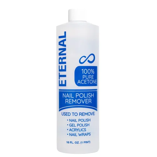 Vista 7 de Eternal - Acetona pura al 100% – Removedor de esmalte de uñas rápido y profesional, ultra potente, para uñas naturales, gel, acrílico, laca