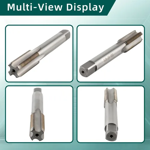Vista 5 de AUTOKAY Nuevo HSS 5/8"-24 UNEF - Juego de roscas y troqueles para mano derecha (5/8x24) RH