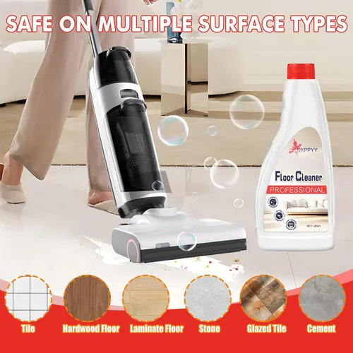 Vista 7 de Floor Cleaning Solution Compatible with Roborock Q5/Q7/Q8/S7/S8/Qrevo Series, All Robot Vacuums & Wet Dry Vacuum, Floor Cleaner for Mopping, 2