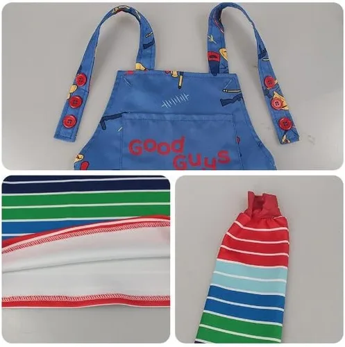 Vista 5 de Lagusida Disfraz de Chucky adulto para hombre