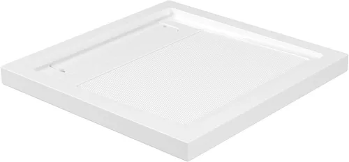 Vista 13 de OVE Decors Base de ducha rectangular de 32 pulgadas de ancho x 36 pulgadas de profundidad, drenaje lateral oculto, acrílico blanco, diseño reversible