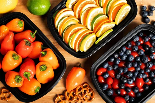Vista 6 de Contenedor de preparación de comidas reutilizable con tapas [25 juegos] de 24 onzas. Recipientes de preparación de alimentos ideales, caja Bento