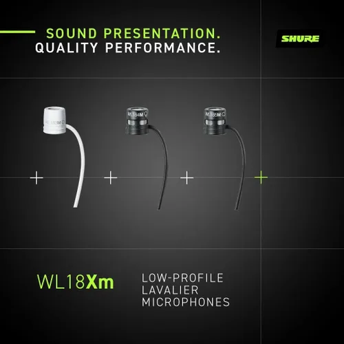 Vista 3 de Shure WL185M - Micrófono lavalier profesional de bajo perfil - Micrófono lavalier condensador cardioide con terminación TA4F, incluye funda, clip