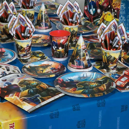 Vista 2 de Unique Transformers - Mantel rectangular de plástico para mesa, 54 x 84 pulgadas, 1 unidad
