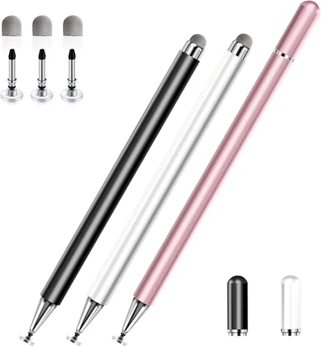 Vista 8 de Lápiz Stylus para Pantalla Táctil, 2 en 1 Lápices Stylus Compatibles con Todos los Dispositivos de Pantallas Táctiles, Tabletas, iPhone, iPad
