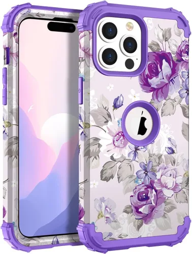 Vista 138 de Hocase Funda para iPhone SE 2022/2020, resistente a prueba de golpes, de plástico duro+goma de silicona, funda protectora híbrida para iPhone SE