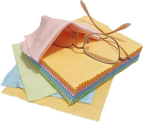 Vista 7 de Paño de limpieza de microfibra 500pcs para gafas lentes de cámara pantallas de computadora gafas