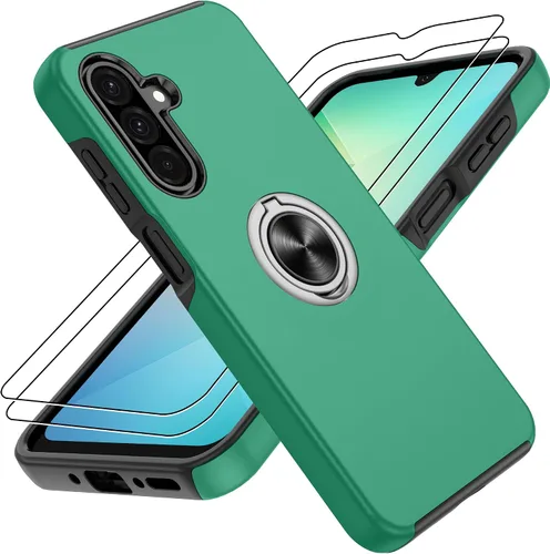 Vista 17 de Gritup Funda para Pixel 6A con protector de pantalla HD, soporte de anillo magnético 360 para Google Pixel 6A, color negro