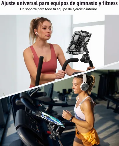 Vista 4 de Charchendo Soporte para tablet Spin Bike con soporte de aluminio sin