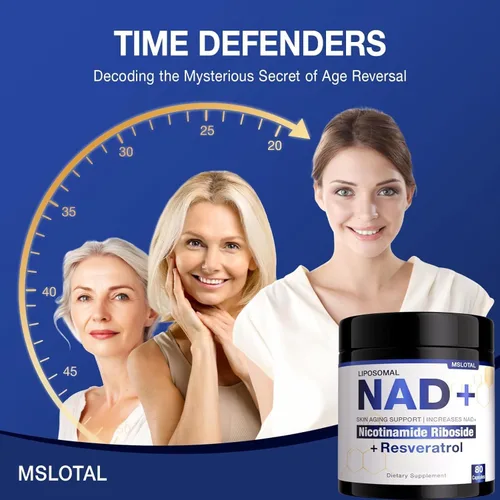Vista 9 de Suplemento NAD+ - NAD Ribósido de Nicotinamida Resveratrol Suplemento NAD 1000mg Orgánico Puro para Mujeres y Hombres Anti-Edad, Energía, Enfoque