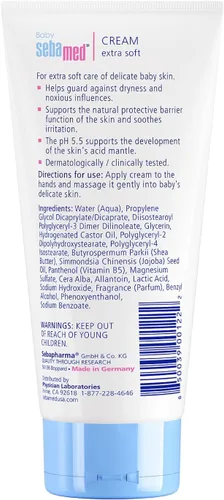 Vista 2 de Sebamed Crema para bebé extra suave, 7 onzas líquidas