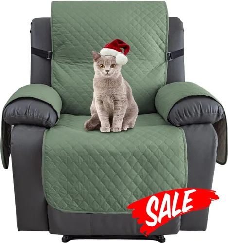 Vista 11 de XINEAGE Funda para Sillón Reclinable Resistente al Agua, Fundas Antideslizantes para Silla Reclinable con Bolsillos, Fundas Acolchadas Gruesas