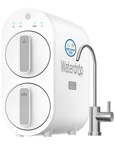 Vista 10 de Waterdrop G2 - Sistema de ósmosis inversa, sistema de filtro de agua Ro sin tanque de 7 etapas, sistema de filtración de agua debajo de la pileta