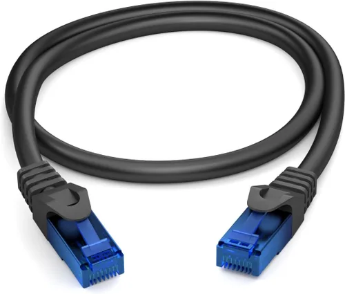 Vista 7 de KabelDirekt – Cable de red – 10Gbps, para máxima velocidad de Internet de fibra óptica – 1.5 pies, disponible en 1-100 pies – Cable Ethernet y LAN