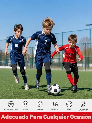 Vista 7 de TELALEO Youth Football Pants Boys Compression Leggings Tights Base Layer