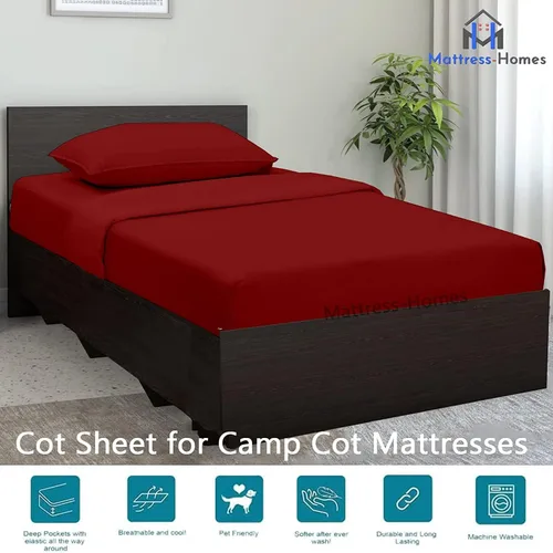 Vista 6 de Mattress-Homes Juego de sábanas de lujo de algodón egipcio para cuna, 4 piezas, sábanas bajeras de 8 pulgadas de profundidad para 25 x 75 pulgadas