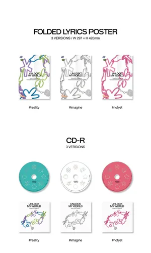 Vista 7 de FROMIS_9 DESBLOQUEAR MI MUNDO 1er álbum AUNDO Ver. K-POP SELLADO