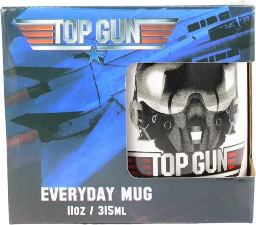 Vista 4 de Top Gun Iceman's Helmet - Taza de cerámica (10.7 fl oz), idea de regalo