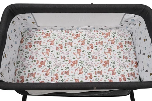Vista 7 de Juego de sábanas de moisés, paquete de 2 sábanas bajeras ajustadas, elásticas ultra suaves, para colchón de cuna rectangular ovalada de reloj
