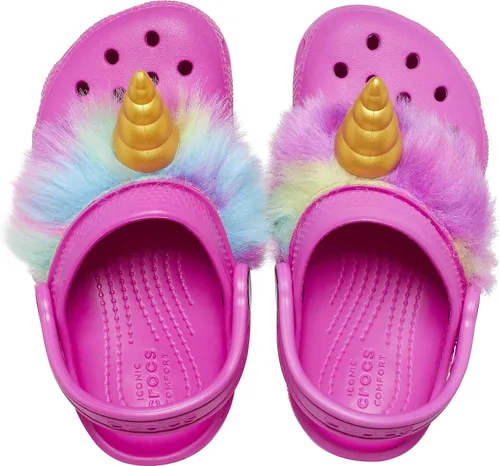 Vista 4 de Crocs Zuecos clásicos de unicornio I AM (niño)