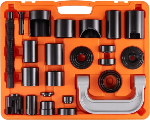 Vista 10 de VEVOR Kit de prensa de rótula, juego de herramientas de 10 piezas, herramientas de C-Press para quitar e instalar rótulas, para la mayoría de coches