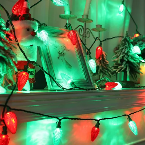 Vista 8 de Brizled - Luces de Navidad C9 para decoraciones navideñas al aire libre